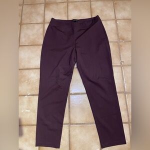 Eileen Fisher Brown Pull On Pants Size Large